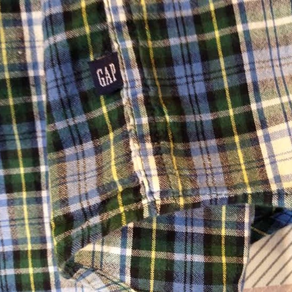 MEN'S GAP PLAID BUTTON-DOWN POCKET SHIRT SIZE M - Picture 8 of 8